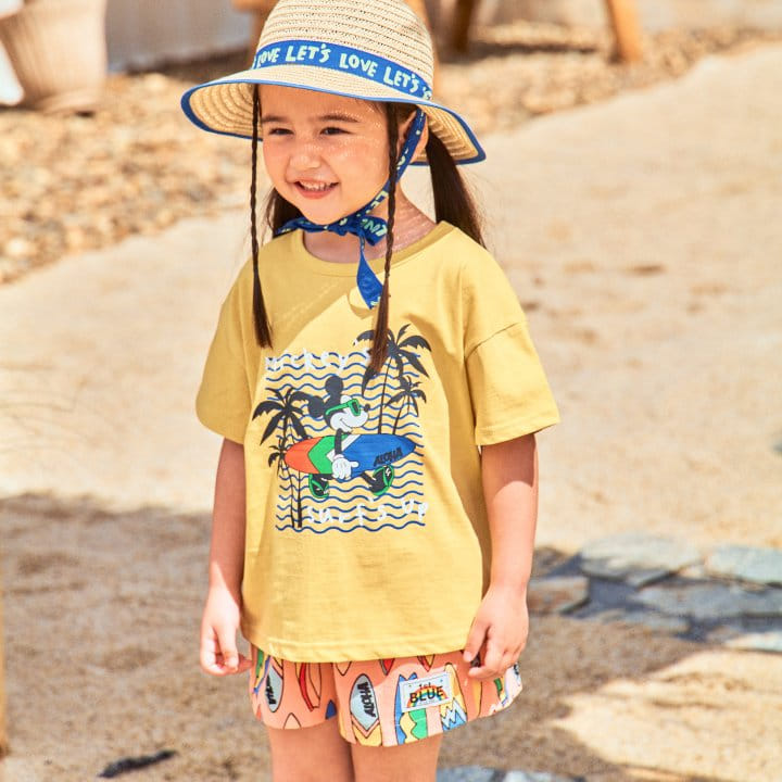 1St Blue - Korean Children Fashion - #childofig - M Surfing Tee - 6