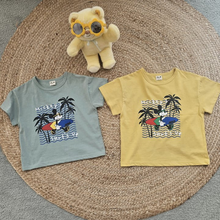 1St Blue - Korean Children Fashion - #childofig - M Surfing Tee - 7