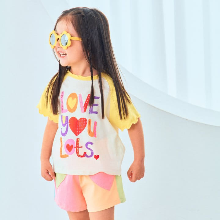 1St Blue - Korean Children Fashion - #prettylittlegirls - Love You Raglan Tee - 4