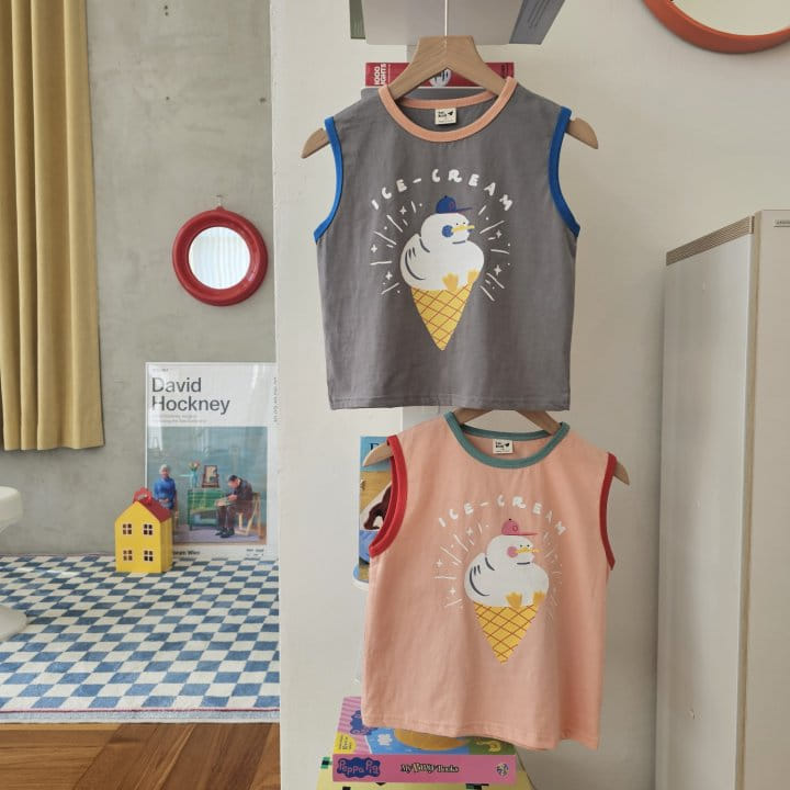 1St Blue - Korean Children Fashion - #childrensboutique - Ice Cone Tee - 9