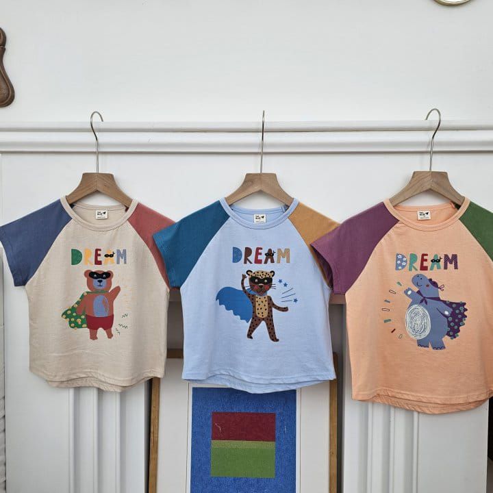 1St Blue - Korean Children Fashion - #fashionkids - Dream Animal Tee - 10