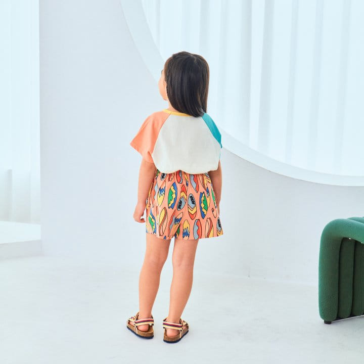 1St Blue - Korean Children Fashion - #fashionkids - Surfing Paint Shorts - 3