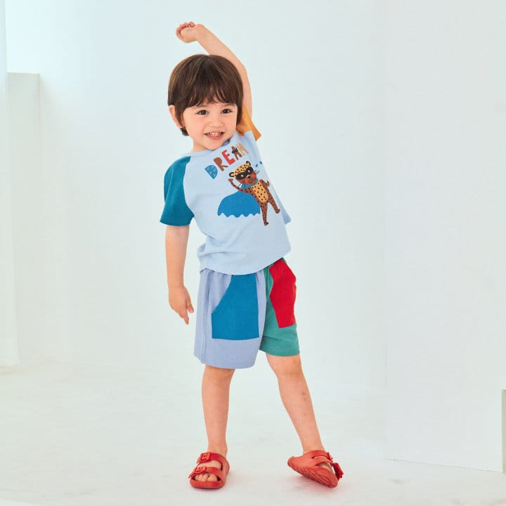 1St Blue - Korean Children Fashion - #kidsshorts - Color Shorts - 5