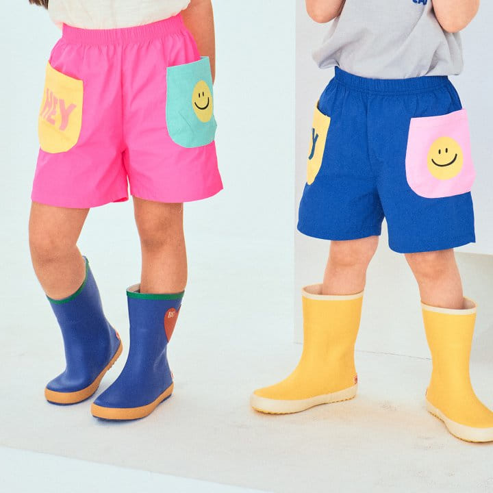 1St Blue - Korean Children Fashion - #kidsshorts - Hey Smile Shorts