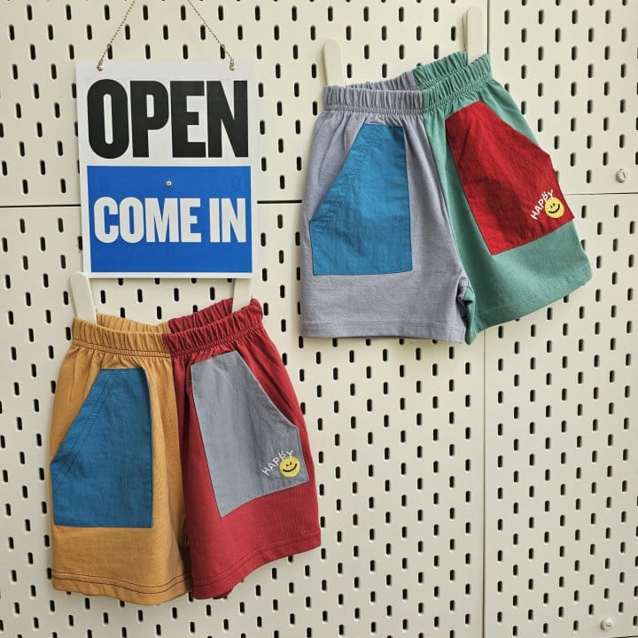 1St Blue - Korean Children Fashion - #kidzfashiontrend - Color Shorts - 7