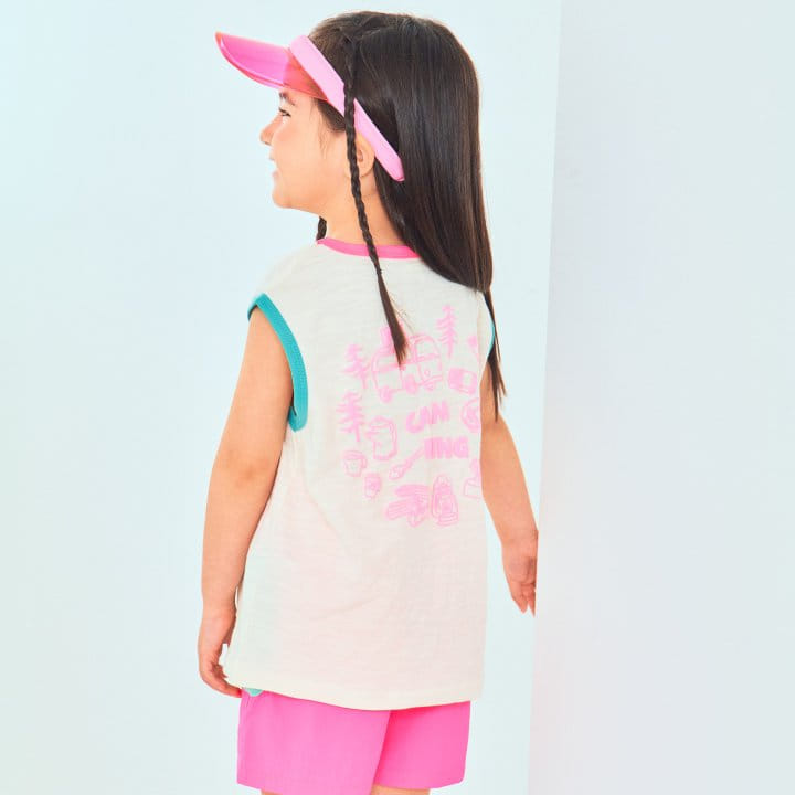 1St Blue - Korean Children Fashion - #Kfashion4kids - Summer Camping Tee - 4