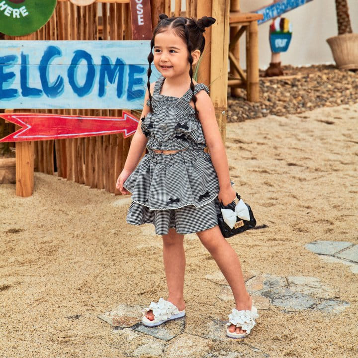 1St Blue - Korean Children Fashion - #littlefashionista - Lace Skirt Pants - 6