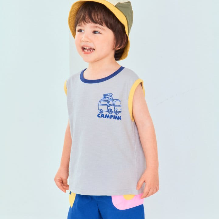 1St Blue - Korean Children Fashion - #minifashionista - Summer Camping Tee - 6