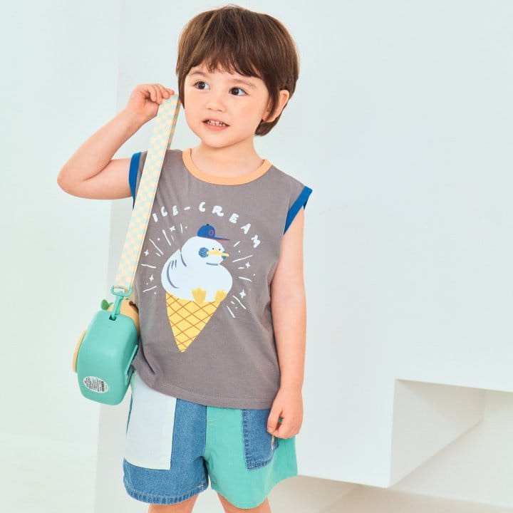 1St Blue - Korean Children Fashion - #minifashionista - Ice Cone Tee - 5