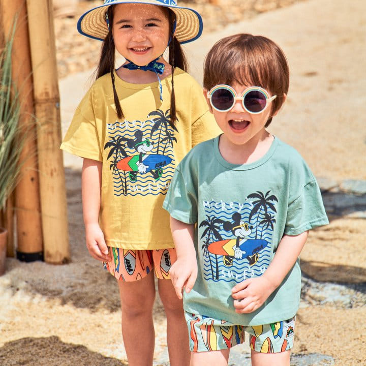 1St Blue - Korean Children Fashion - #magicofchildhood - M Surfing Tee - 4