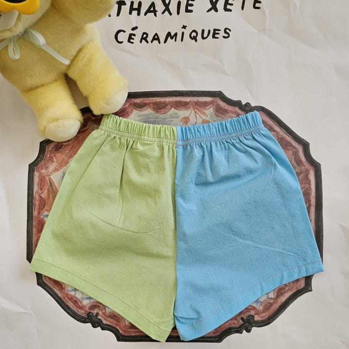 1St Blue - Korean Children Fashion - #minifashionista - Heart Pocket Shorts - 9