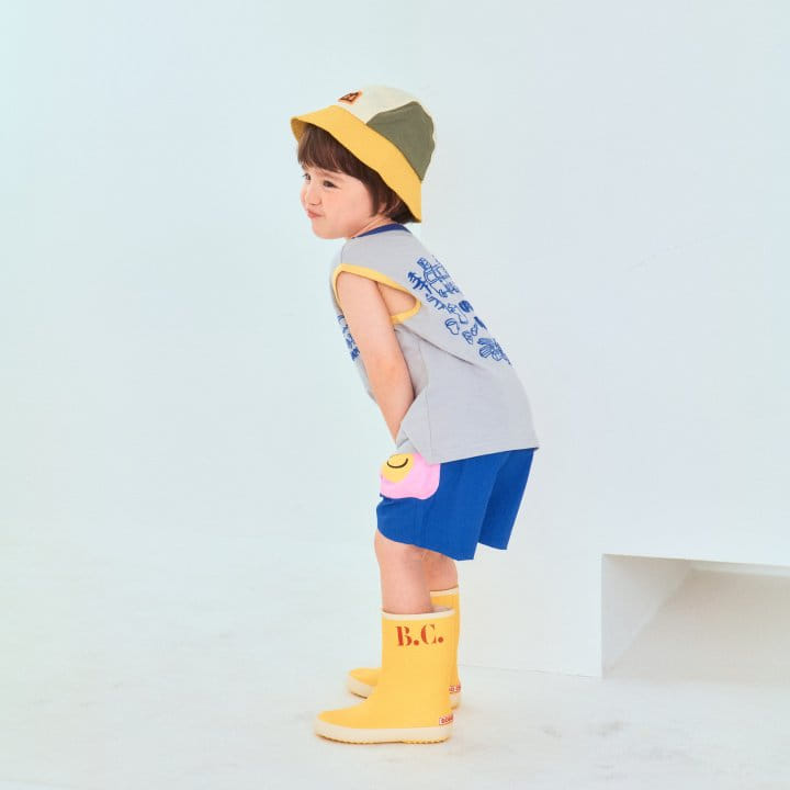 1St Blue - Korean Children Fashion - #minifashionista - Hey Smile Shorts - 7