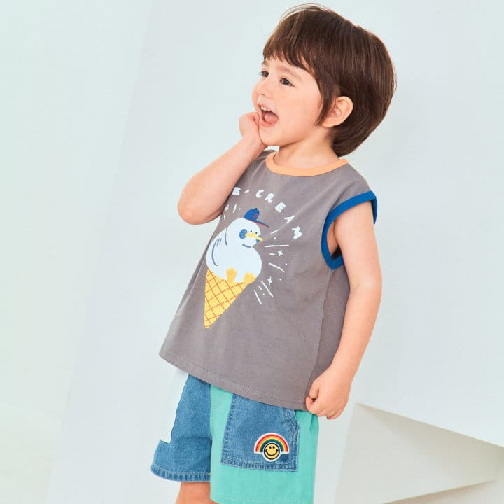 1St Blue - Korean Children Fashion - #prettylittlegirls - Ice Cone Tee - 6