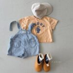 May Short Blue Denim Overalls