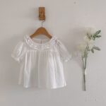 Snow Flower Collar Blouse