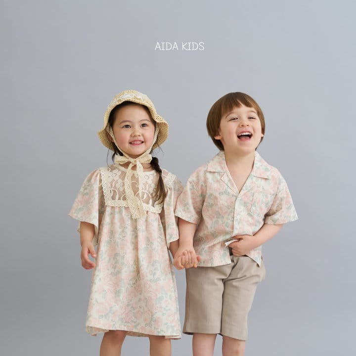 Aida - Korean Children Fashion - #Kfashion4kids - Rose See-through One-Piece - 2