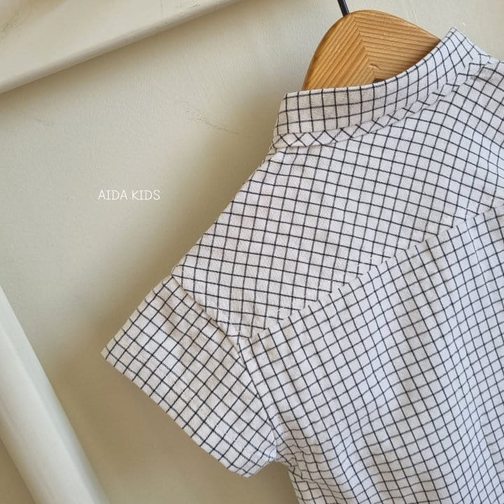 Aida - Korean Children Fashion - #childofig - Modern Short Sleeve Shirt - 10