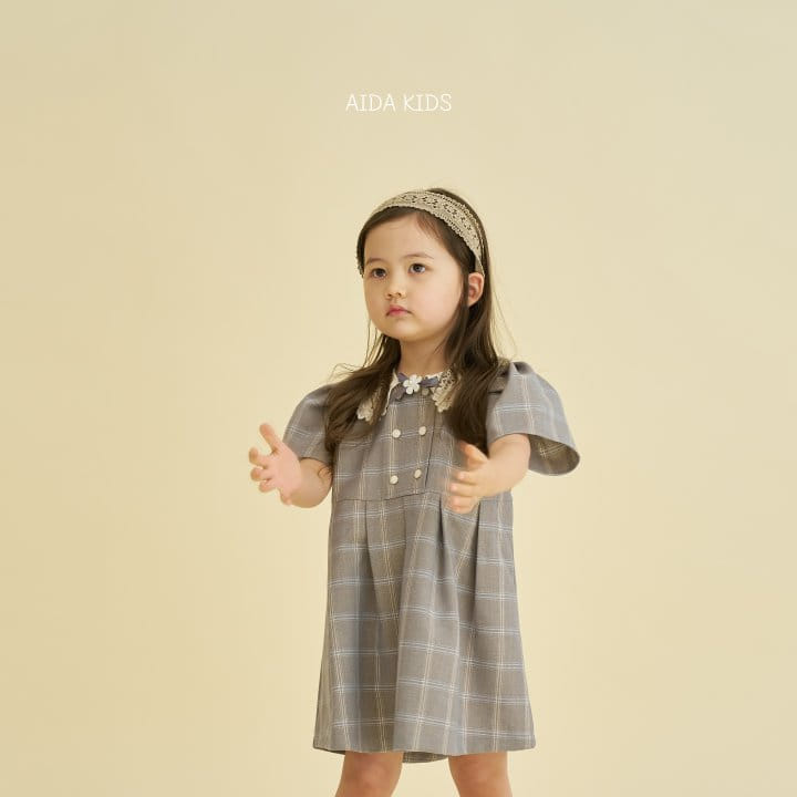 Aida - Korean Children Fashion - #childofig - Classic Embroidery One-Piece