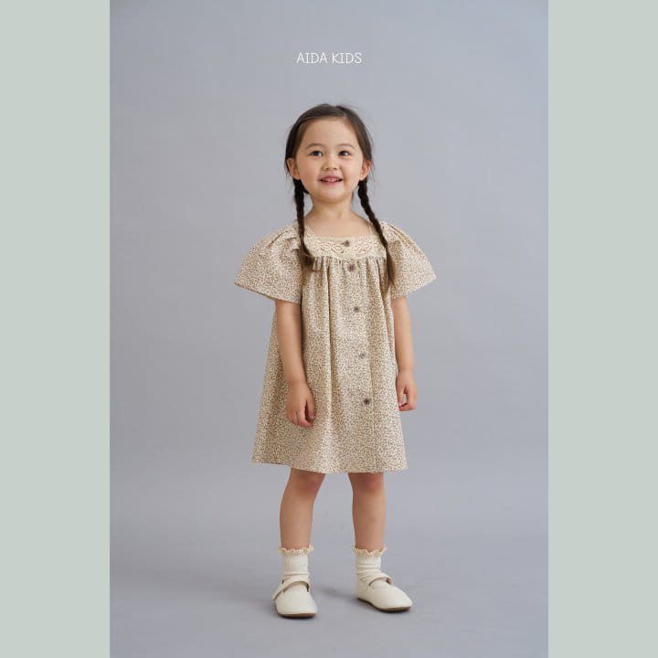 Aida - Korean Children Fashion - #childofig - Two-Way Square Neck One-Piece - 8