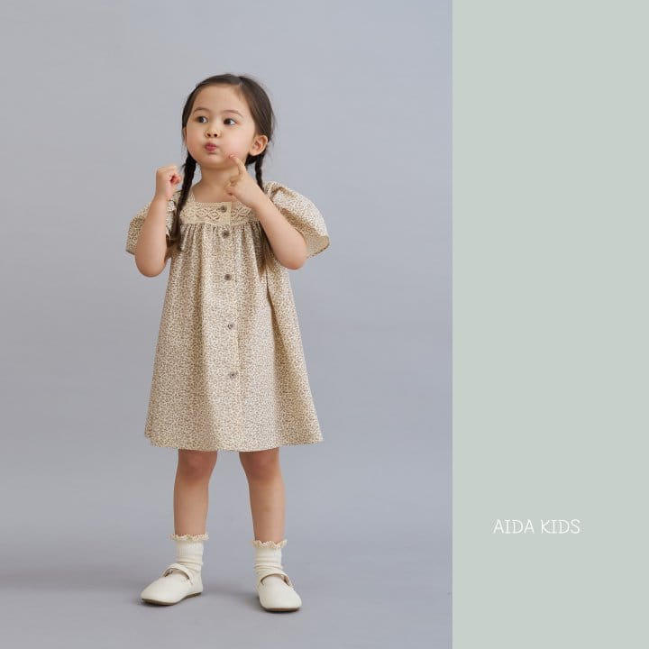 Aida - Korean Children Fashion - #childofig - Two-Way Square Neck One-Piece - 9