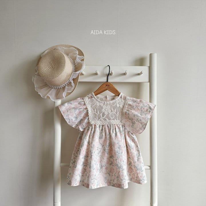 Aida - Korean Children Fashion - #childofig - Rose See-through One-Piece - 8