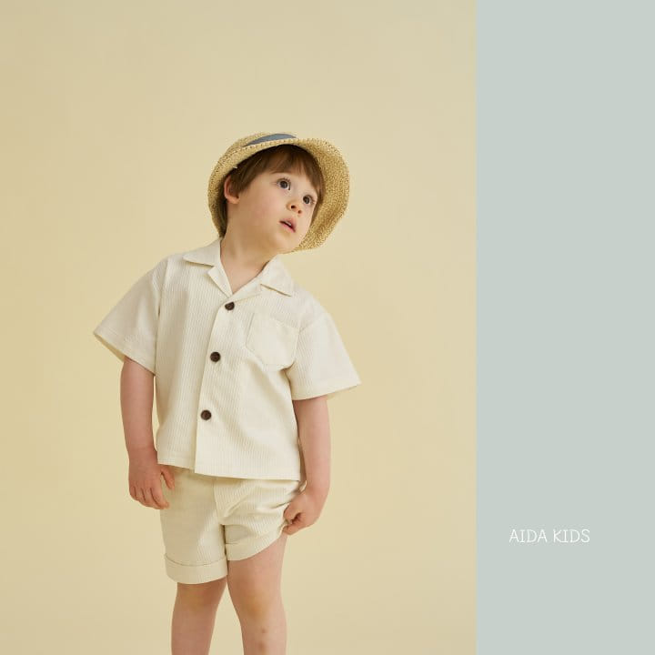 Aida - Korean Children Fashion - #childrensboutique - Dobby Madras Jacket - 5