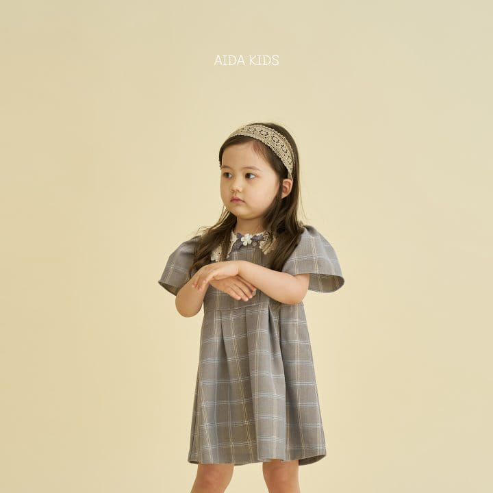 Aida - Korean Children Fashion - #childrensboutique - Classic Embroidery One-Piece - 2