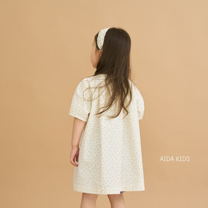 Aida - Korean Children Fashion - #childrensboutique - Floral Ruffle One-Piece - 5