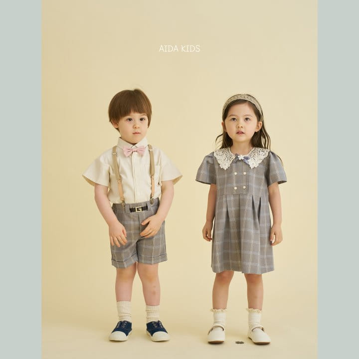 Aida - Korean Children Fashion - #designkidswear - Classic Check Shorts - 9