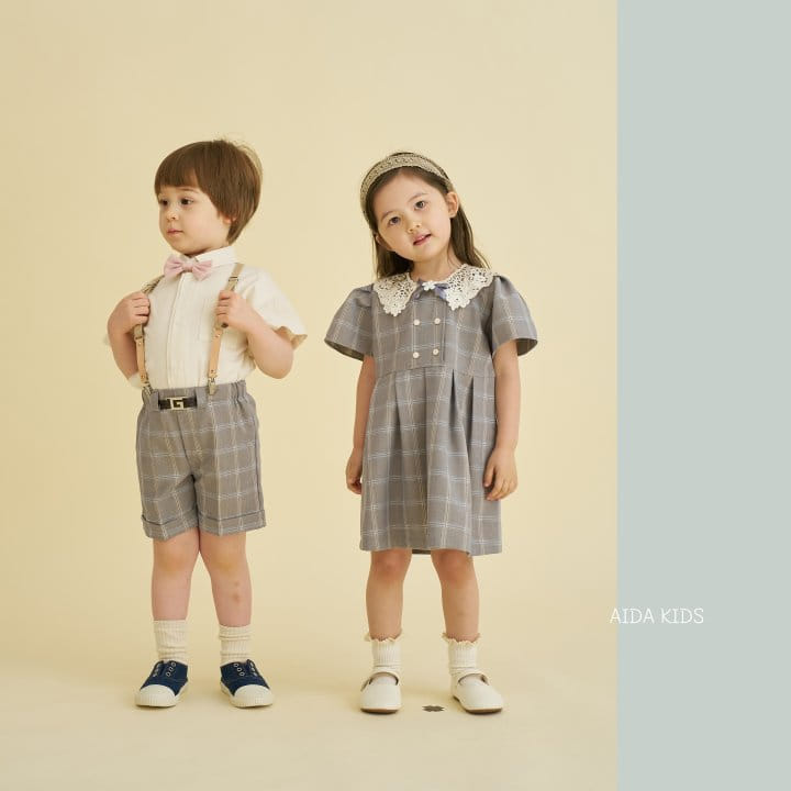 Aida - Korean Children Fashion - #discoveringself - Classic Check Shorts - 10