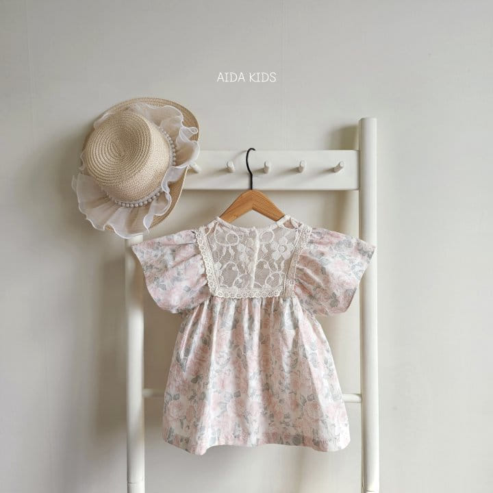 Aida - Korean Children Fashion - #discoveringself - Rose See-through One-Piece - 11