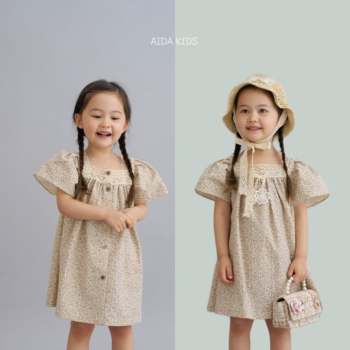 Aida - Korean Children Fashion - #kidsstore - Two-Way Square Neck One-Piece