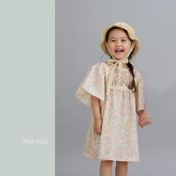 Aida - Korean Children Fashion - #kidzfashiontrend - Rose See-through One-Piece