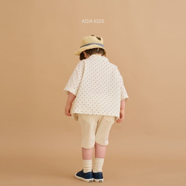 Aida - Korean Children Fashion - #kidzfashiontrend - Dot Boxy Shirt - 8