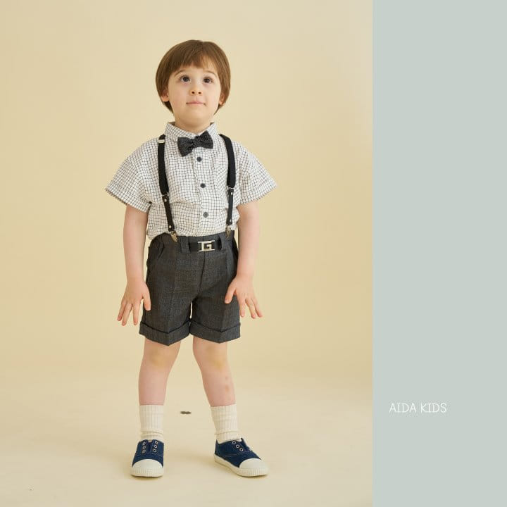 Aida - Korean Children Fashion - #littlefashionista - Modern Short Sleeve Shirt - 6