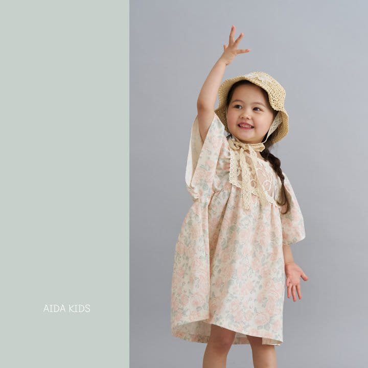 Aida - Korean Children Fashion - #littlefashionista - Rose See-through One-Piece - 3