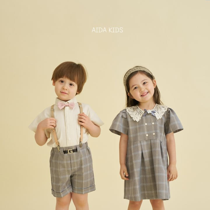 Aida - Korean Children Fashion - #magicofchildhood - Classic Embroidery One-Piece - 11