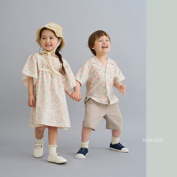 Aida - Korean Children Fashion - #minifashionista - Rose See-through One-Piece - 5