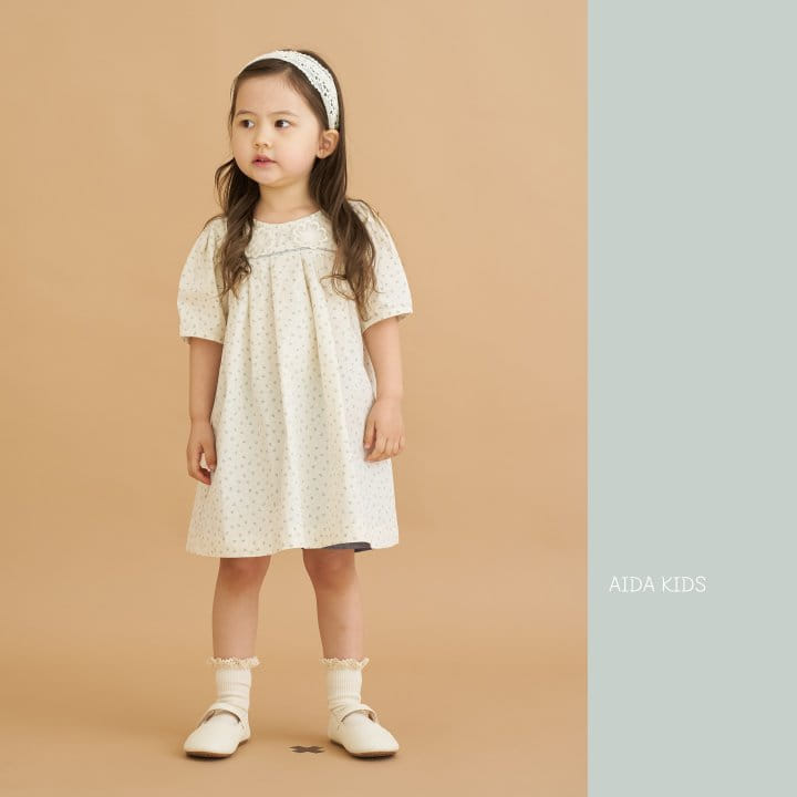 Aida - Korean Children Fashion - #prettylittlegirls - Floral Ruffle One-Piece - 2