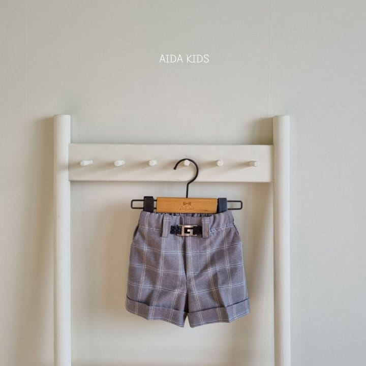 Aida - Korean Children Fashion - #toddlerclothing - Classic Check Shorts - 5