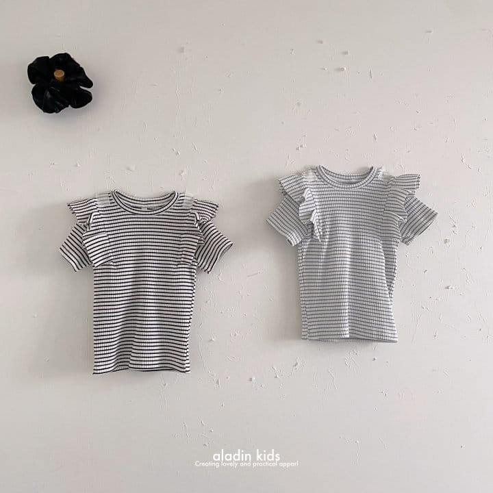 Aladin - Korean Children Fashion - #Kfashion4kids - Summer Wing Wrinkle Tee - 7