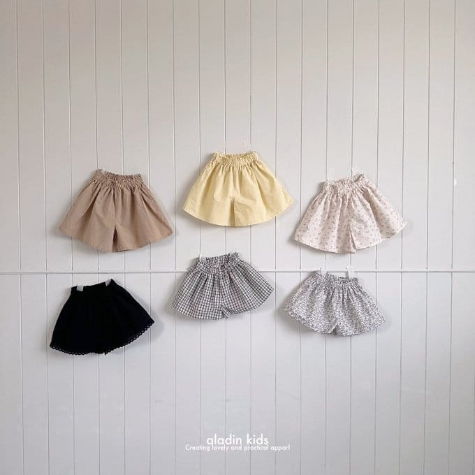 Aladin - Korean Children Fashion - #kidsshorts - Gather Skirt Pants