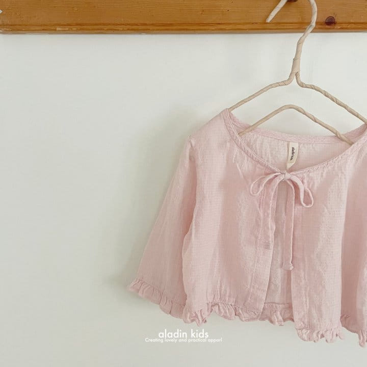 Aladin - Korean Children Fashion - #Kfashion4kids - Ribbon Frill Cardigan - 4