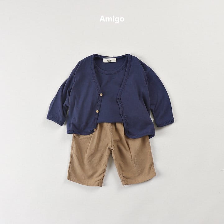 Amigo - Korean Children Fashion - #Kfashion4kids - C L Cardigan Set - 10