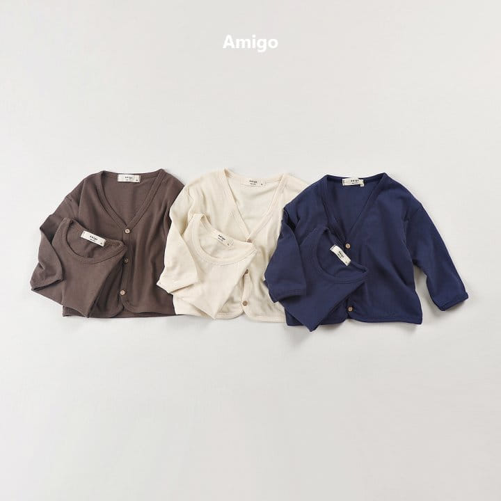 Amigo - Korean Children Fashion - #childofig - C L Cardigan Set