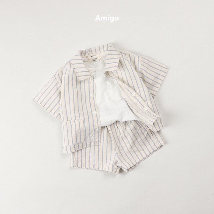 Amigo - Korean Children Fashion - #childofig - Summer Twins Shirt - 11