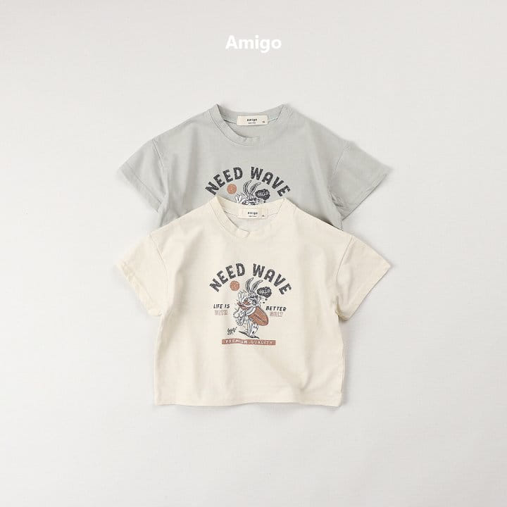 Amigo - Korean Children Fashion - #childofig - Rabbit Tee - 3