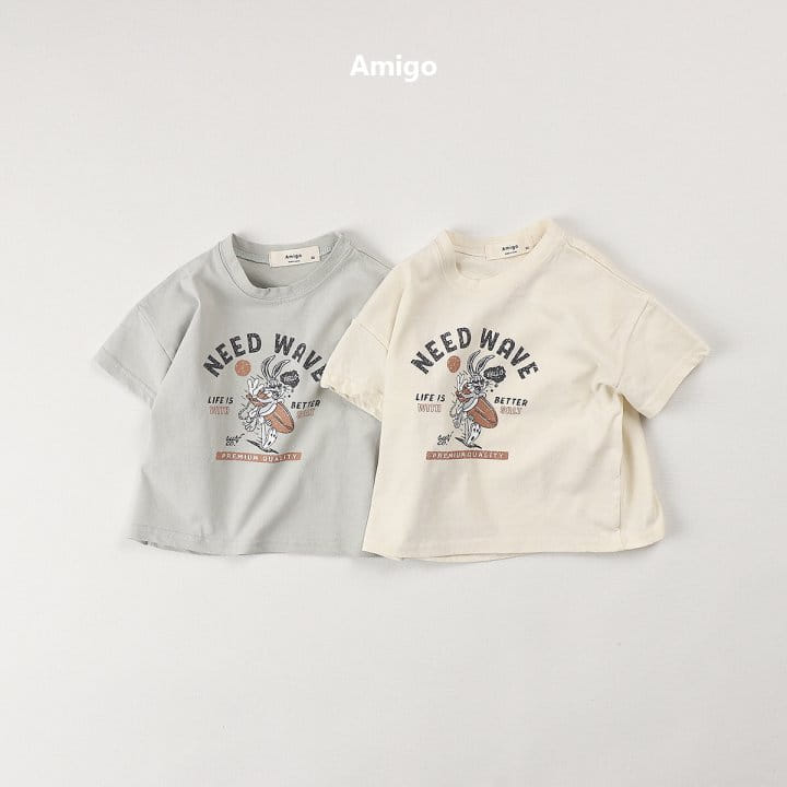 Amigo - Korean Children Fashion - #childofig - Rabbit Tee - 4