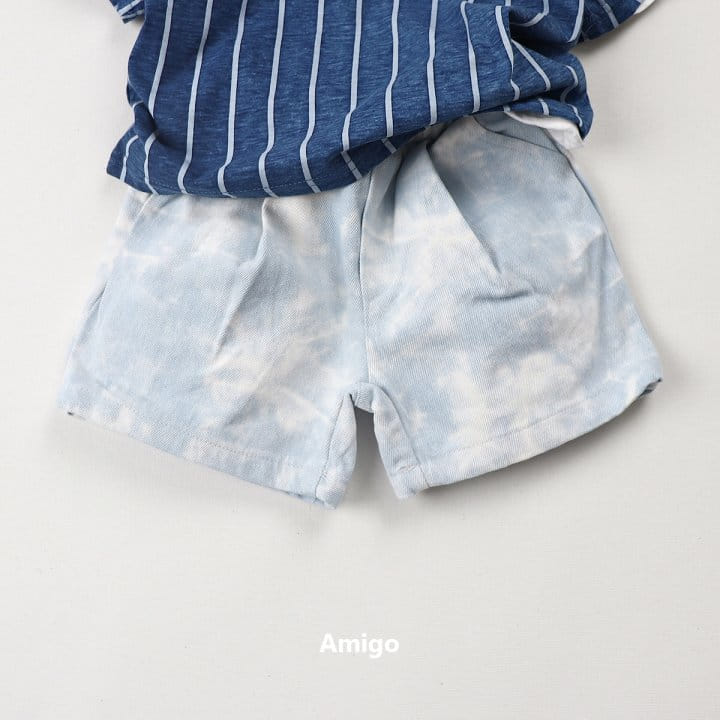 Amigo - Korean Children Fashion - #childrensboutique - Water Paint Denim  - 5