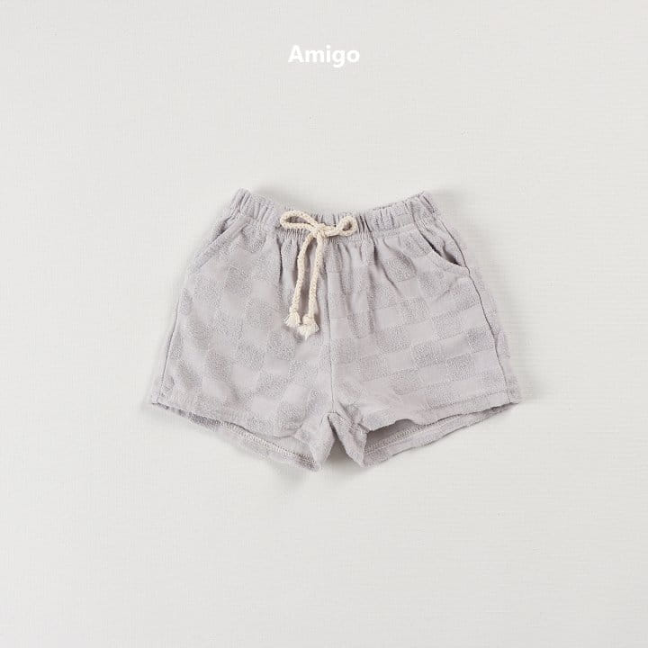 Amigo - Korean Children Fashion - #designkidswear - Terry Block Pants - 7